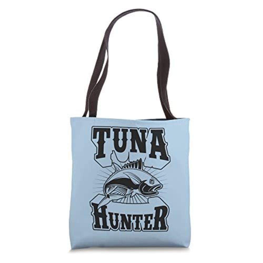 Tuna Hunter Funny Best Ocean Tuna Fishing Tote Bag :3